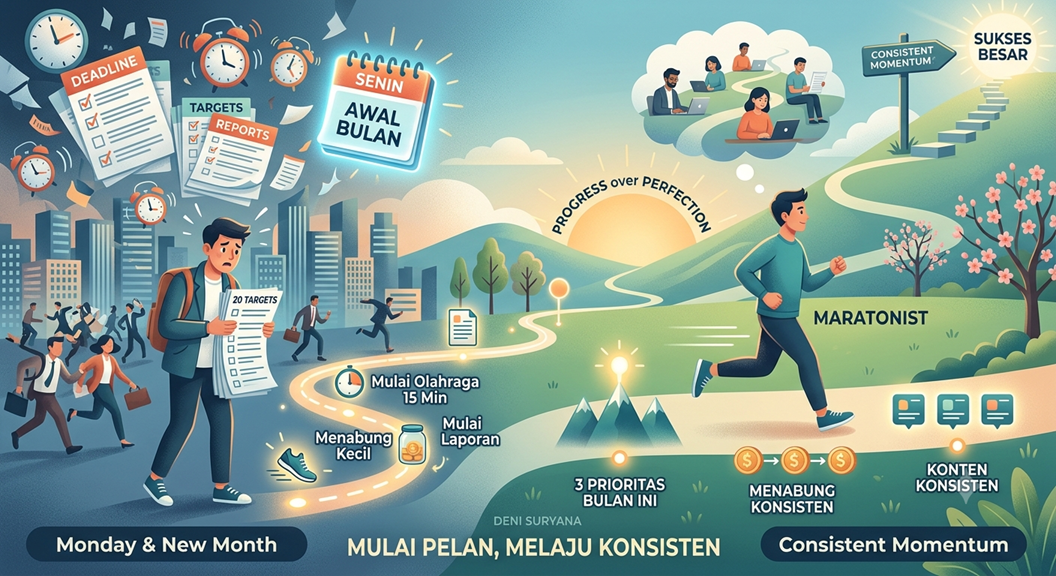 Mulai Pelan, Melaju Konsisten