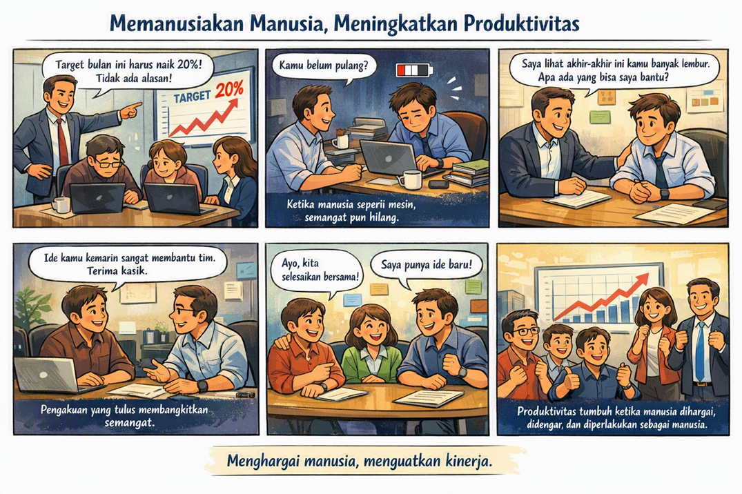 Memanusiakan Manusia di Tempat Kerja